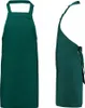 Benza Kochschürze – Dunkelgrün – 75 x 85 cm Produktbild-Vorschau 1
