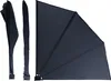 A dark gray privacy screen is shown in its folded and unfolded states against a white background. Produktbild-Vorschau
