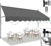Izrielar Klemmmarkise mit LED 400x120cm Balkonmarkise, Produktbild-Vorschau 1