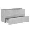Waschbeckenunterschrank Betongrau 90x38,5x45 cm Produktbild-Vorschau 4