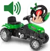 MalPlay Veľký traktor s prívesom XXL pedálové vozidlo Náhľad obrázku produktu 5