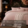 Bettwäsche 200x200 Rosa Damast Streifen – Renforcé Produktbild-Vorschau 8