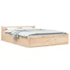 vidaXL Letto con cassetti 135x190 cm Anteprima dell’immagine prodotto 1
