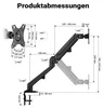 Wiltec monitorhouder met gasveer, geschikt voor monitoren Productafbeelding-voorbeeld 13