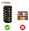 Ruhhy 27704 Lot de 20 pots à épices sur support pivotant à Voir les images du produit 5