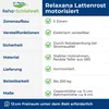 A product information chart for a motorized slatted frame. Produktbild-Vorschau
