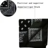3er Set Bandana Kopftuch Damen und Herren Rot, Weiß, Produktbild-Vorschau 4