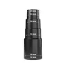 A black vacuum cleaner hose adapter with size measurements indicated. Produktbild-Vorschau