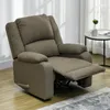 A brown recliner chair is shown in a living room setting. Produktbild-Vorschau