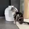 Bac à litière Flower XXL, toilettes cachées pour chats Voir les images du produit 3