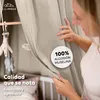 Dosel beige claro con aplicación dorada - Cielo de cama Vista previa de la imagen del producto 2
