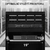 Extralink Police pro Síťový Rozvaděč 1U 250mm 19" Šedá Náhled obrázku produktu 4