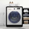 Armoire pour lave-linge vidaXL, noir, aspect chêne, Voir les images du produit 4
