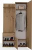 Selsey Duvio - Vestiaire d'entrée avec armoire et miroir, Voir les images du produit 4