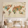 MuchoWow® Poster Weltkarte - Papyrus - Pflanzen 180x120 cm Produktbild-Vorschau 7