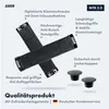 AARON MTB Fahrradgriffe Lenkergriffe Mountainbike schwarz Produktbild-Vorschau 2