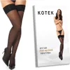 KOTEK Halterlose Strümpfe H011 schwarz L/XL Produktbild-Vorschau 6