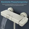 doporro Duschsystem mit Duscharmatur Duschgarnitur mit Produktbild-Vorschau 2