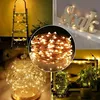10m 100LEDs LED Weihnachten Kupferdraht Lichterkette, USB Produktbild-Vorschau 2