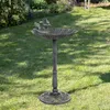Moritz Bain d'oiseaux 78cm de haut vert fonte massive Bain Voir les images du produit 2