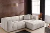 riess-ambiente Sofa ZERO GRAVITY 240cm beige Cord 3-Sitzer Produktbild-Vorschau 2