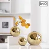 IvoQ zlatá keramická sada váz - elegantní a moderní design Náhled obrázku produktu 8