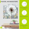 ARTland Poster Abstrakte Pusteblumen Wiese 1 Größe: 70x70 Produktbild-Vorschau 2