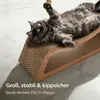 Knupis Kratzmöbel Kratzbrett Katze 3-teilig XXL 75cm – Produktbild-Vorschau 6