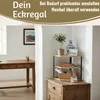 LS-LebenStil Küchenregal Eckregal Holz 27cm Stehendes Produktbild-Vorschau 8