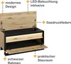Sitzbank QUANT QG-03 mit LED-Beleuchtung Schuhschrank 92 cm Produktbild-Vorschau 5