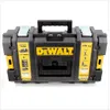 A DeWALT tool box is shown from the front against a white background. Podgląd zdjęcia produktu