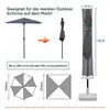 Sekey Sonnenschirm-Schutzhülle für Ø 350 cm / 300 x 200 cm Produktbild-Vorschau 2