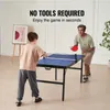 SucceBuy mittelgroßer Ping-Pong-Tisch, Indoor-MDF, Produktbild-Vorschau 2