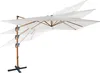 AXI Nima Ampelschirm Rechteckig 300 x 300 cm in Holz Look / Produktbild-Vorschau 3