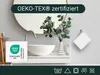 10er Set Waschhandschuhe, 100% Baumwolle, 17x21 cm, weiß Produktbild-Vorschau 7