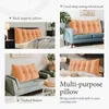 Großes ergonomisches Keilkissen Kopfteilkissen aus Cord, Produktbild-Vorschau 3