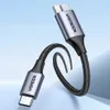 A Ugreen USB C to Micro USB 3.0 cable is shown against a gradient blue and white background. Anteprima dell’immagine prodotto