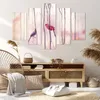 Bild auf Leinwand - Leinwandbild - 5 Teile - Vögel Kardinal Produktbild-Vorschau 7