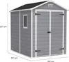 KETER Manor Casetta da giardino 6x8 DD, 185 x 226 x 237 cm, Anteprima dell’immagine prodotto 6