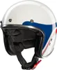 Prilba Redbike RB-803 Silverstone jet, biela/modrá/červená, Náhľad obrázku produktu 2