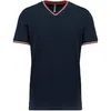 Kariban T-Shirt aus Piqué-Trikot mit V-Ausschnitt für Produktbild-Vorschau 1