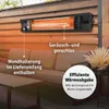 WALTER Professional Infrarot Wandheizstrahler 2000 W, 4 Produktbild-Vorschau 4
