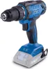 A cordless drill with a battery pack attached, shown against a white background. Produktbild-Vorschau