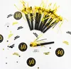 Oblique Unique Konfetti Zahl 40 Geburtstag Jubiläum Produktbild-Vorschau 2