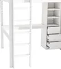 Letti a soppalco AIORBER, 140x200 cm, con 3 cassetti, vano Anteprima dell’immagine prodotto 4