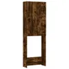 vidaXL Skříňka na pračku Smoked Oak 64x25,5x190 cm Náhled obrázku produktu 1