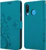 A teal-colored phone case with a floral design is shown from the front and back. Anteprima dell’immagine prodotto
