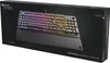 The image shows the retail packaging of a Roccat Pyro mechanical RGB gaming keyboard. Produktbild-Vorschau