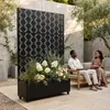 Cloison « Aaskis » avec jardinière à roulettes en acier, Voir les images du produit 4
