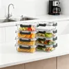 12 pezzi contenitori per alimenti in vetro, con coperchio, Anteprima dell’immagine prodotto 8